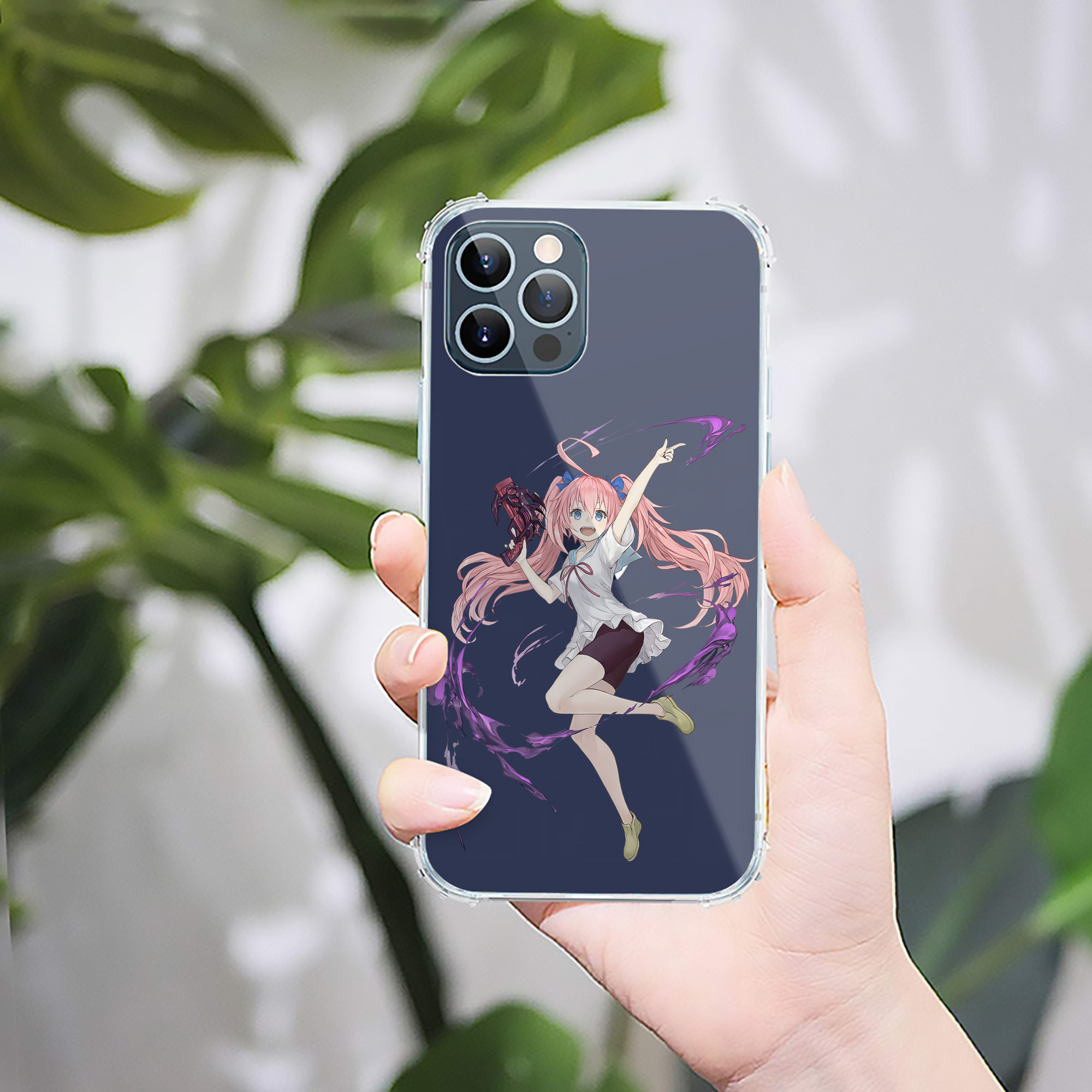 （画像用） 転スラ Regarding Reincarnated to Slime 【iPhone 12シリーズ対応】透明スマホケース（クリアソフトケース）